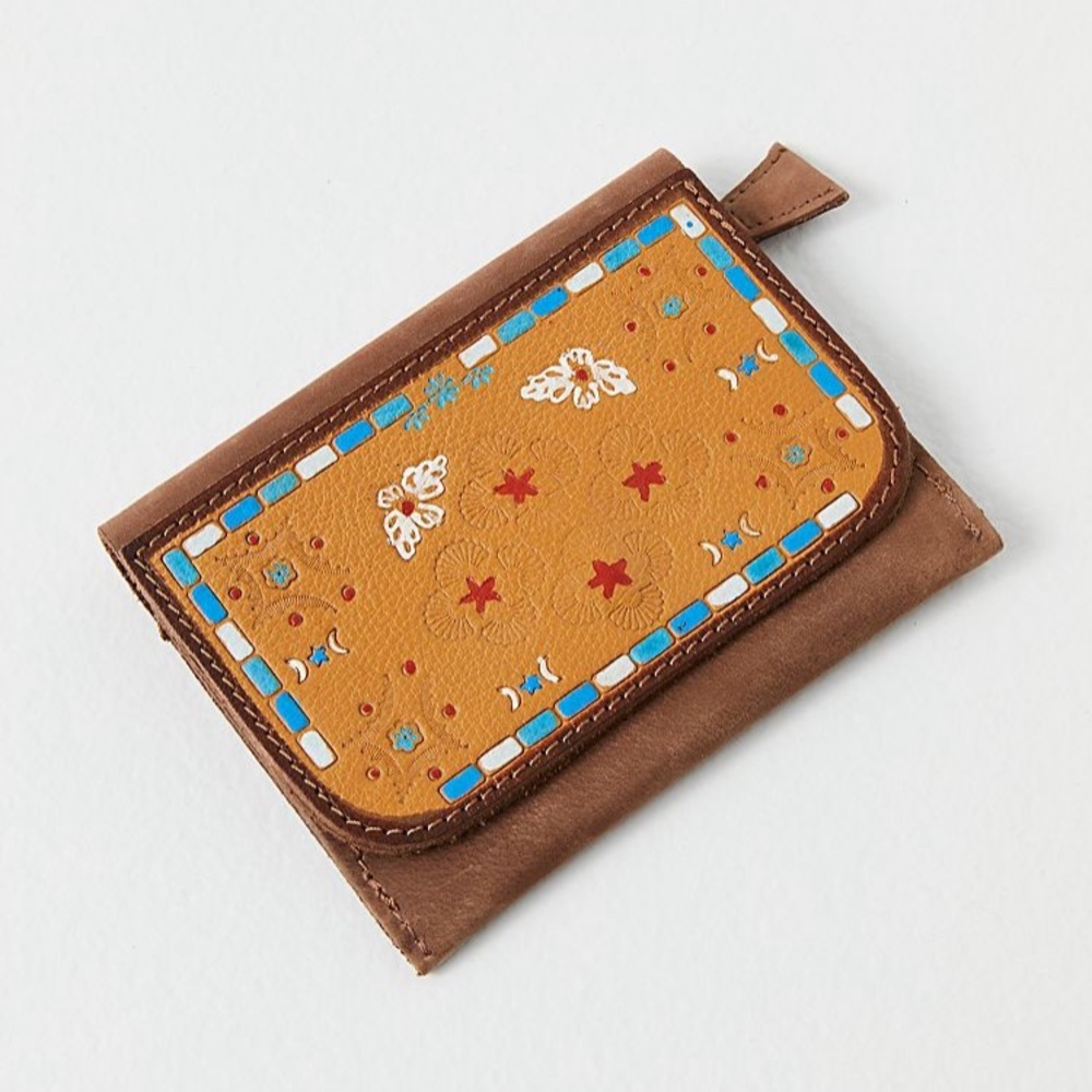 Free People Belize Embossed Wallet NWT